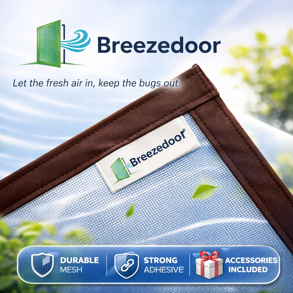 Magnetic Screen Door – Keep Bugs Out Instantly (Custom Fit)