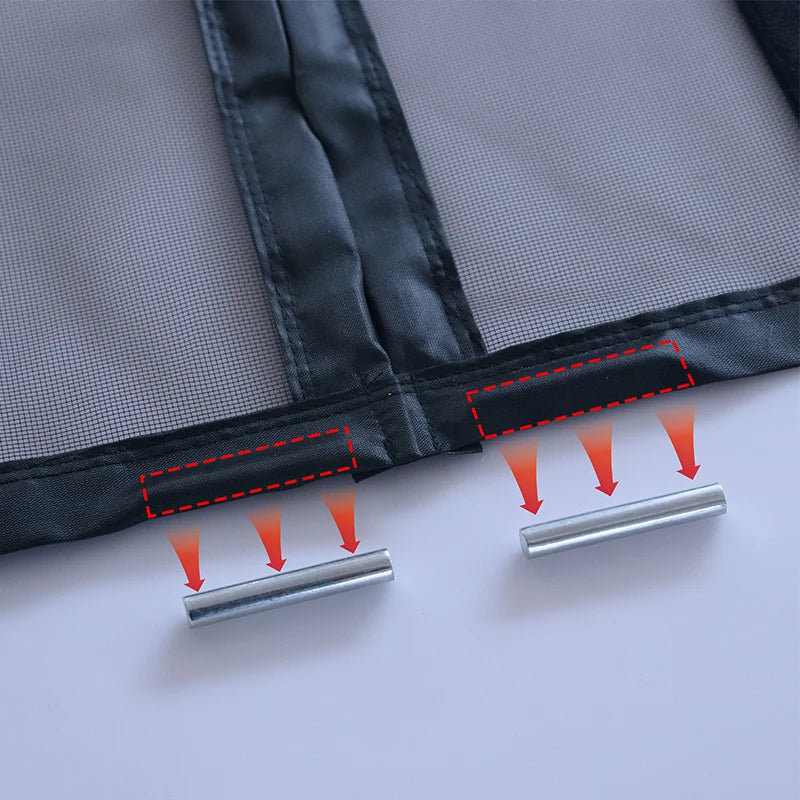 Magnetic Screen Door – Hands-Free Mesh Door That Keeps Bugs Out